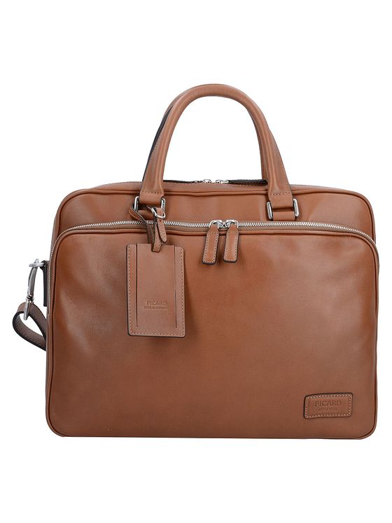 Picard Autentisk dokumentmappe i læder med 38 cm rum til bærbar computer Picard Autentisk dokumentmappe i læder med 38 cm rum til bærbar computer