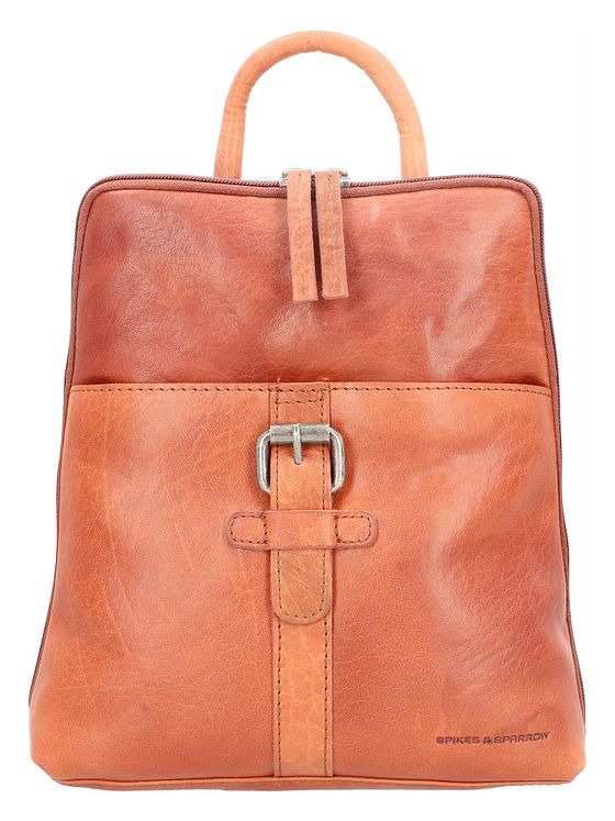 Spikes & Sparrow City-rygsæk i læder 27 cm