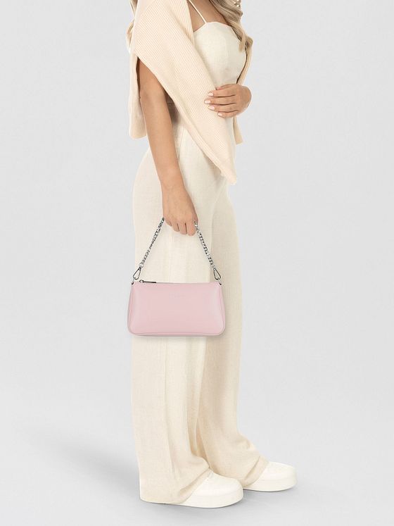 Lancaster Suave Even skuldertaske i læder 23 cm