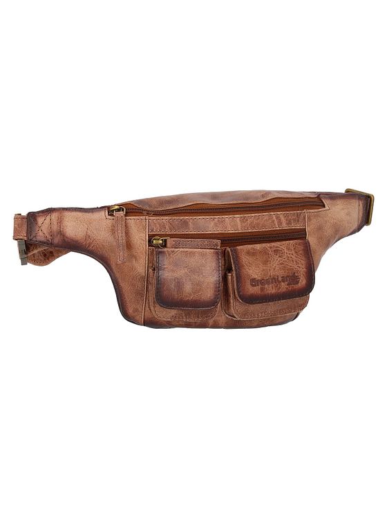 Greenland Nature Mascu & Line bæltetaske RFID læder 21 cm