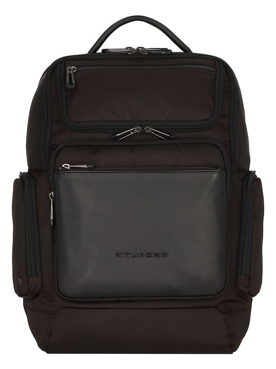 Piquadro S115 batoh kožený 43 cm přihrádka na notebook