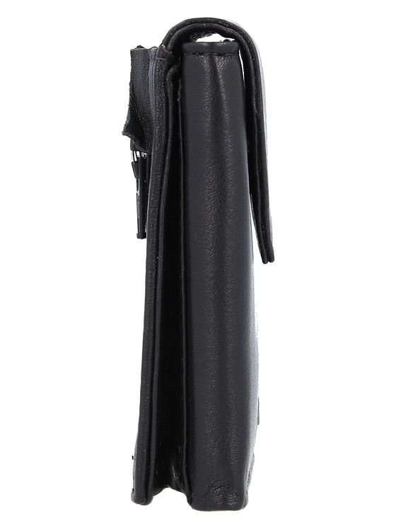 Greenland Nature Sort nappa-pung RFID-læder 7 cm Greenland Nature Sort nappa-pung RFID-læder 7 cm