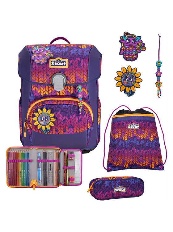Scout Neo Exklusiv Superflash Skoleransel-sæt 4-delt Scout Neo Exklusiv Superflash Skoleransel-sæt 4-delt