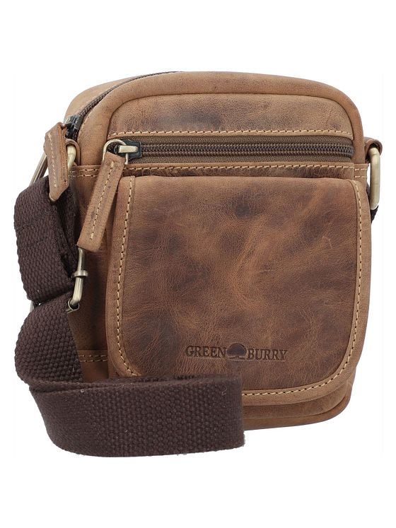 Greenburry Vintage Skuldertaske Læder 13 cm