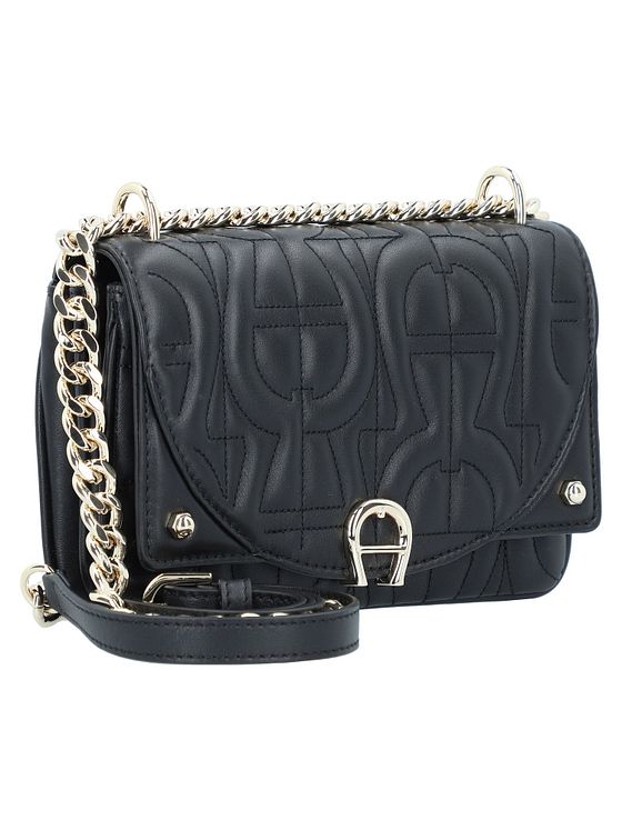 AIGNER Diadora skuldertaske i læder 21 cm