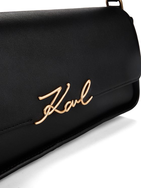 Karl Lagerfeld Signature Skuldertaske Læder 32.5 cm Karl Lagerfeld Signature Skuldertaske Læder 32.5 cm