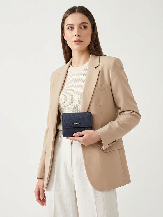 Lazarotti Bologna Leather Peněženka Kůže 12 cm