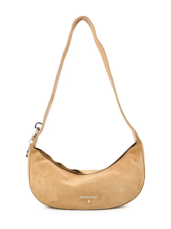 Patrizia Pepe Bolsa de hombro Piel natural 34 cm Patrizia Pepe Bolsa de hombro Piel natural 34 cm
