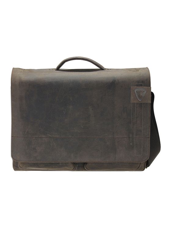 Strellson Richmond Messenger BriefBag XL læder 41 cm rum til bærbar computer