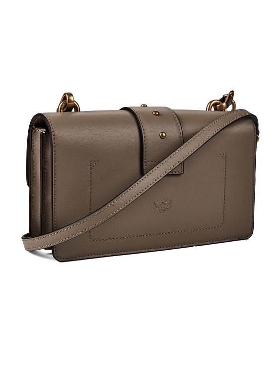 PINKO Love One Bolsa de hombro Piel natural 21 cm PINKO Love One Bolsa de hombro Piel natural 21 cm