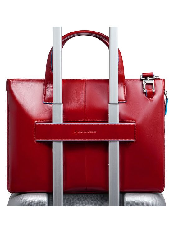 Piquadro Blue Square Shopper-taske Læder 38 cm Laptoprum med strækfold Piquadro Blue Square Shopper-taske Læder 38 cm Laptoprum med strækfold