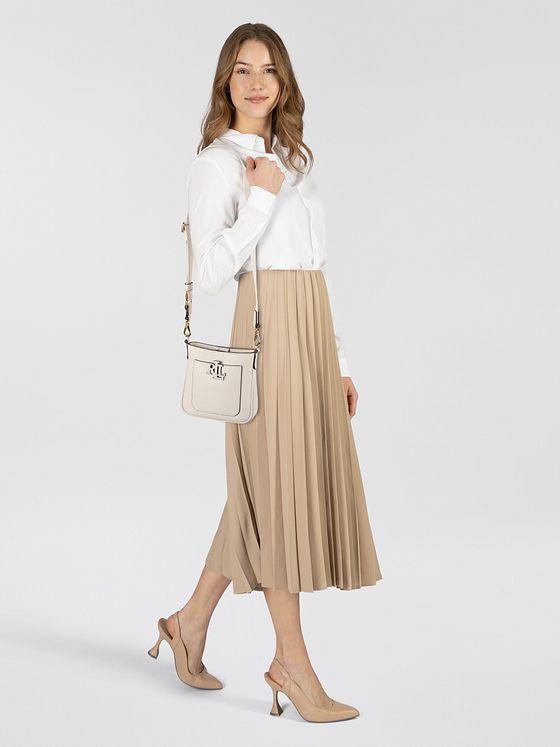 Lauren Ralph Lauren Cameryn Mini Bag skuldertaske Læder 17 cm Lauren Ralph Lauren Cameryn Mini Bag skuldertaske Læder 17 cm