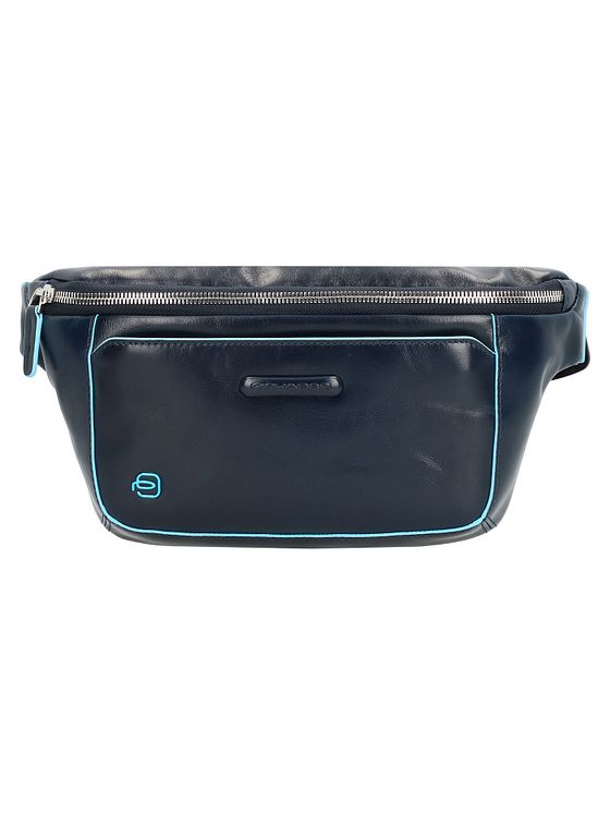 Piquadro Blå firkantet bæltetaske i læder 29 cm Piquadro Blå firkantet bæltetaske i læder 29 cm