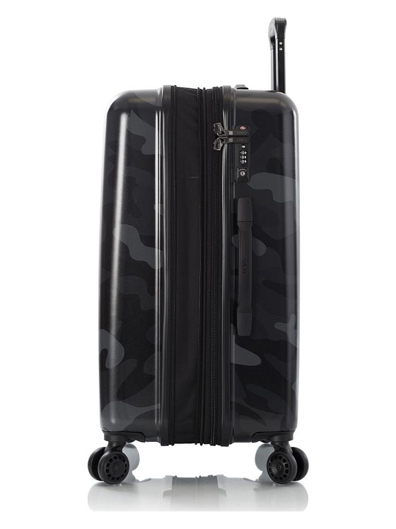 Heys Black Camo 4 hjul Trolley M 66 cm med strækfold