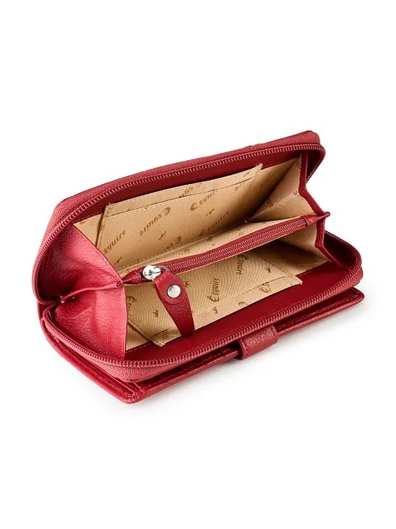 Esquire Primavera Cartera Bloqueo RFID Piel natural 15.5 cm Esquire Primavera Cartera Bloqueo RFID Piel natural 15.5 cm