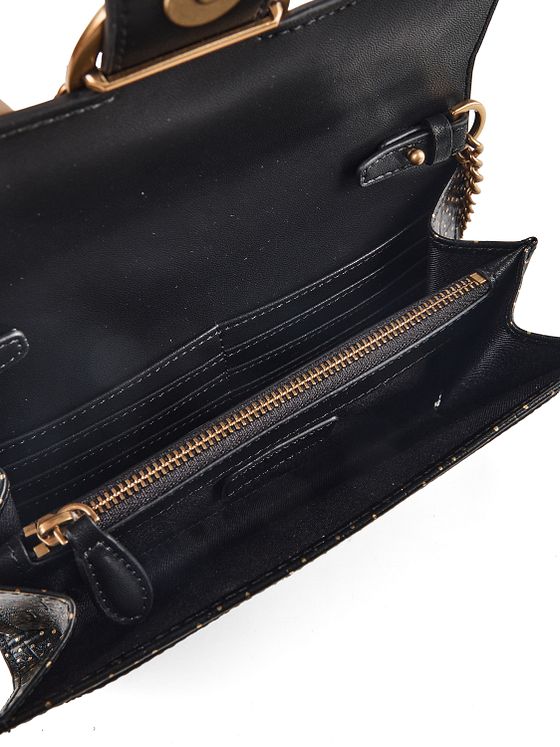 PINKO Love One Clutch plånbok Läder 19 cm PINKO Love One Clutch plånbok Läder 19 cm