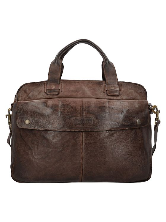 Harold's Sadelmappe i læder 41 cm med rum til bærbar computer