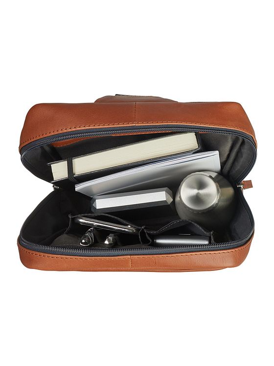 Leonhard Heyden Hamburg skuldertaske i læder 20 cm Leonhard Heyden Hamburg skuldertaske i læder 20 cm