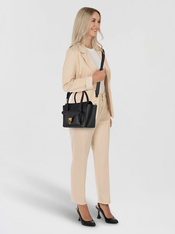 Coccinelle Double Beat Skuldertaske Læder 21 cm