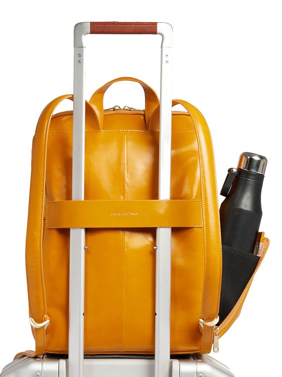 Piquadro Blue Square Daypack RFID-beskyttelse Læder 37 cm Laptoprum