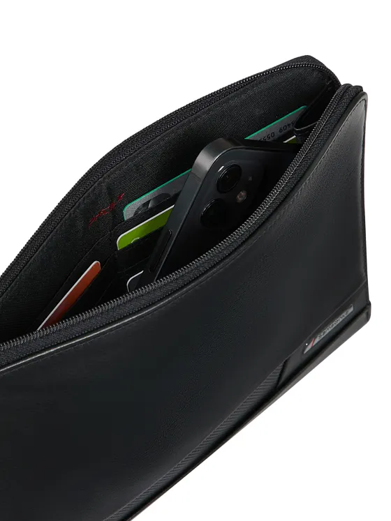 Samsonite Pro-Dlx 6 Miesten laukku RFID-suoja Nahka 21 cm Samsonite Pro-Dlx 6 Miesten laukku RFID-suoja Nahka 21 cm