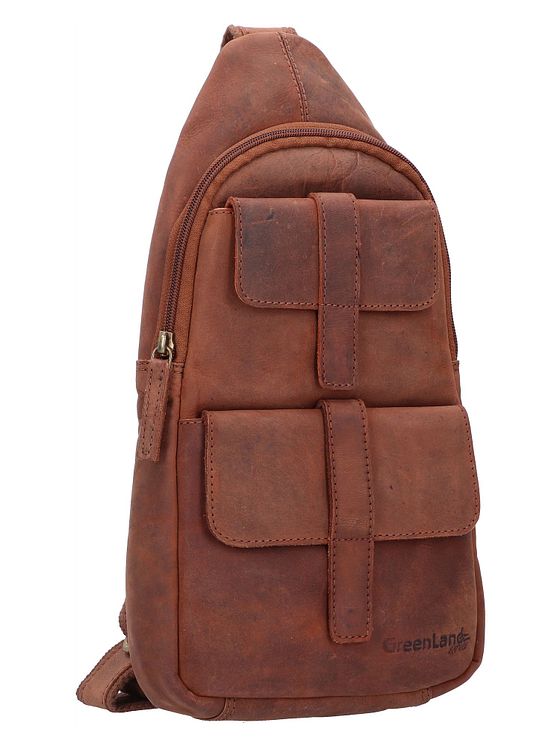 Greenland Nature Montenegro skuldertaske i læder 36 cm