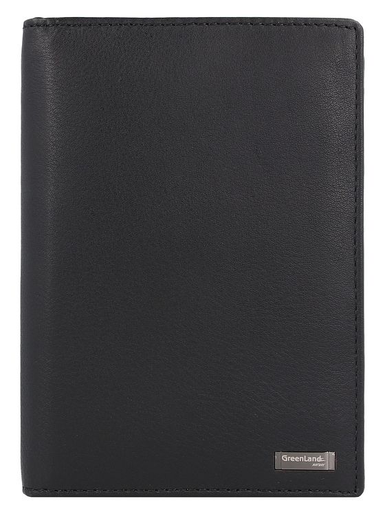 Greenland Nature Sort nappa pasholder RFID-læder 11,5 cm