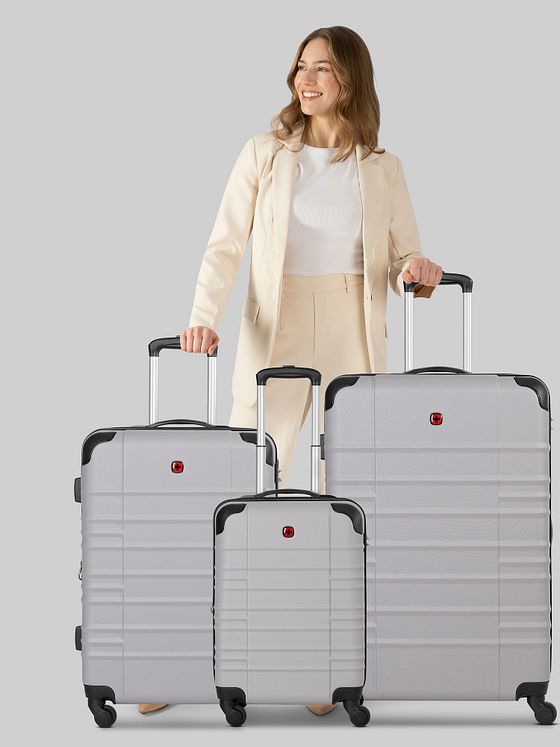 Wenger Amplar Evo 4 hjul Kuffert 3-delt med strækfold Wenger Amplar Evo 4 hjul Kuffert 3-delt med strækfold