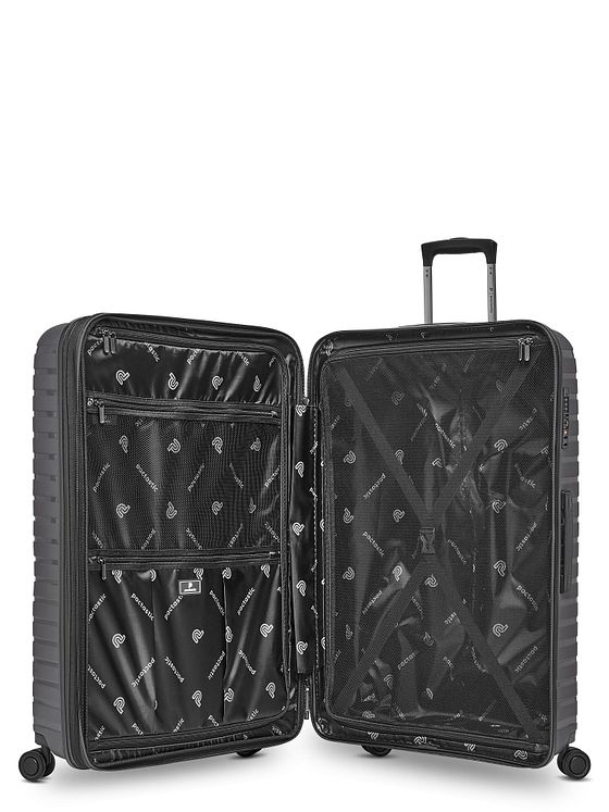 Pactastic Collection 04 THE LARGE + 4 hjul Trolley L 75 cm med strækfold