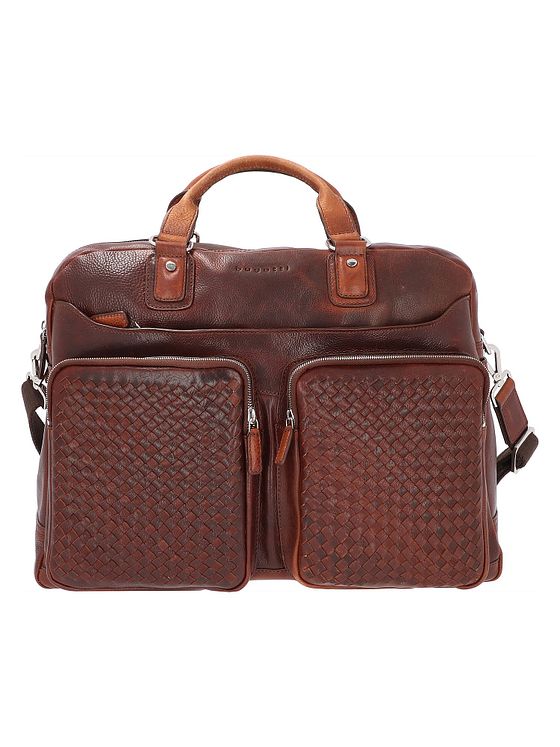 bugatti Vævet dokumentmappe i læder 48 cm