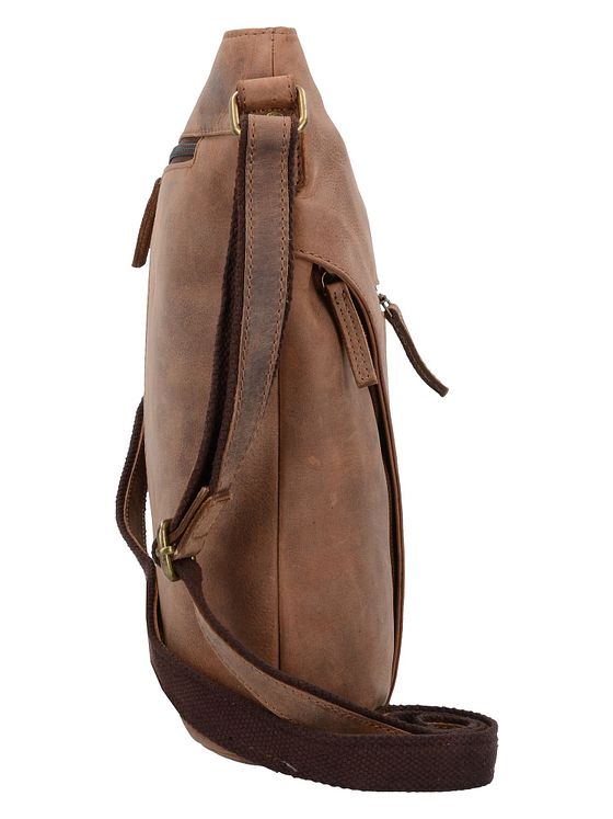 Greenland Nature Montenegro skuldertaske i læder 33 cm Greenland Nature Montenegro skuldertaske i læder 33 cm