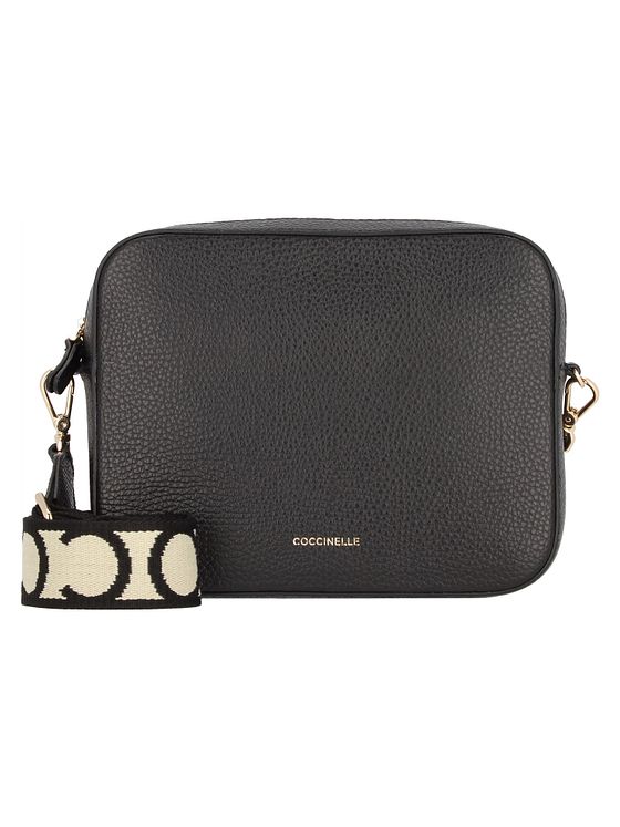 Coccinelle Kožená taška přes rameno Tebe 21,5 cm