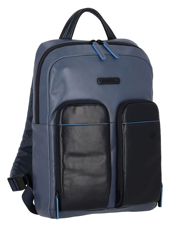 Piquadro Blue Square Revamp rygsæk RFID læder 42 cm laptoprum