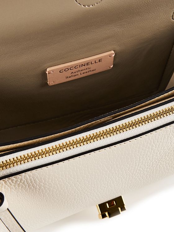 Coccinelle Arlettis skuldertaske i læder 23 cm