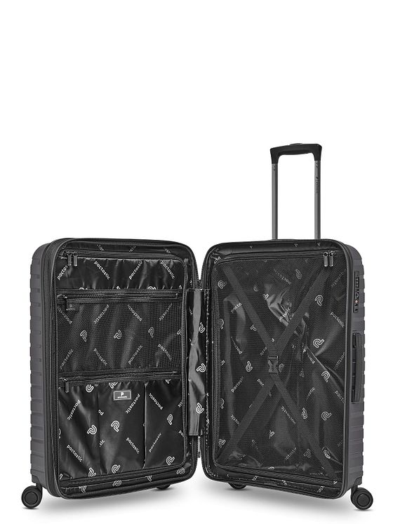 Pactastic Collection 04 THE MEDIUM + 4 hjul Trolley M 66 cm med strækfold