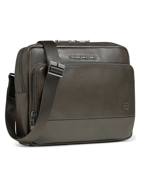 Piquadro Philip Skuldertaske Læder 27 cm