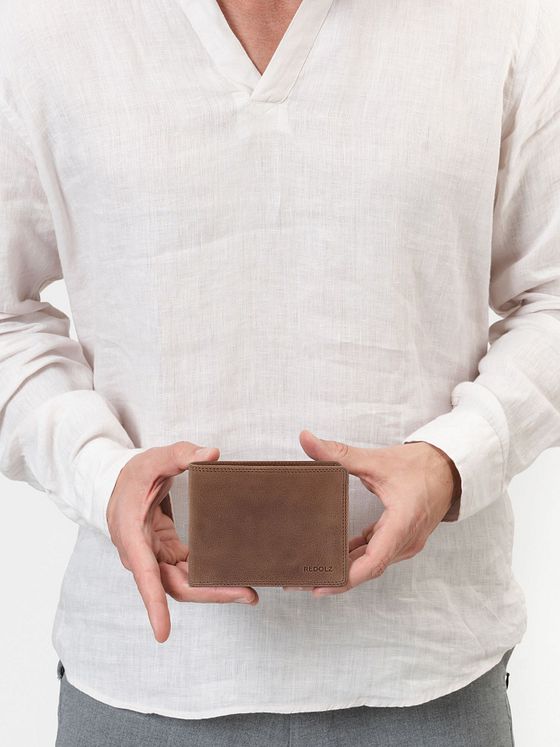 Redolz Leather Essentials QF pung RFID læder 12 cm