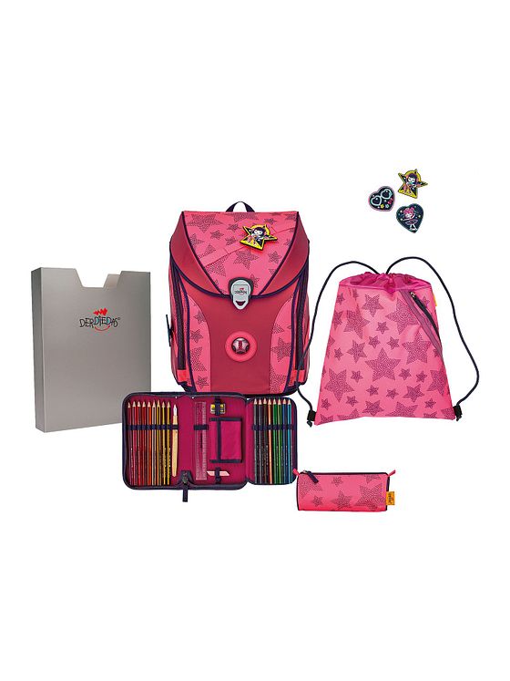 DerDieDas ErgoFlex Max Superflash Skoleransel-sæt 5-delt DerDieDas ErgoFlex Max Superflash Skoleransel-sæt 5-delt