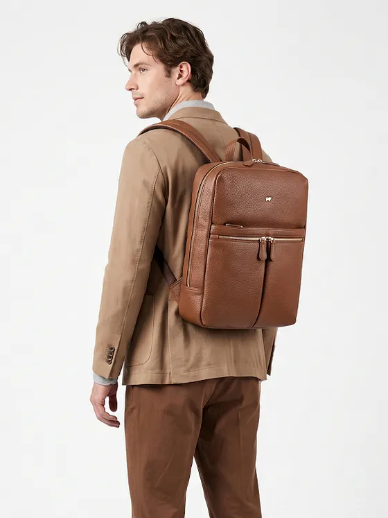 Braun Büffel Hanna Mochila de negocios M Piel natural 40 cm Compartimento para el portátil Braun Büffel Hanna Mochila de negocios M Piel natural 40 cm Compartimento para el portátil