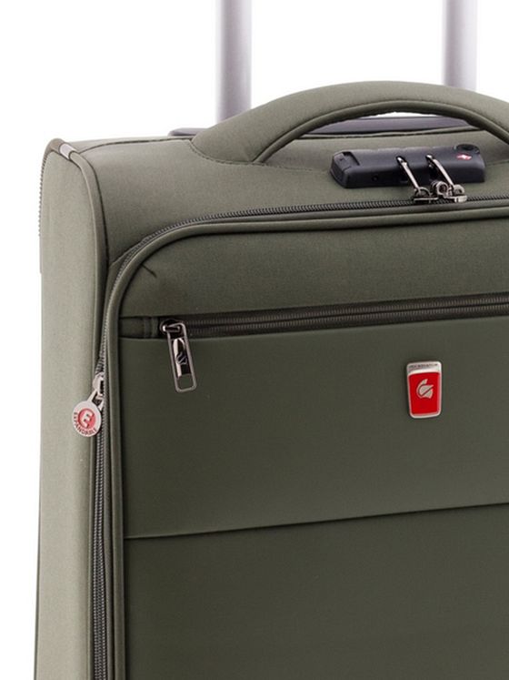 Gladiator 3700 4 kolečka Kabinkový kufr 55 cm s roztažitelným záhybem