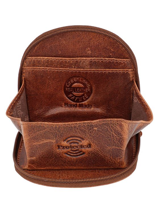 Greenland Nature Montana møntpung RFID læder 10 cm Greenland Nature Montana møntpung RFID læder 10 cm