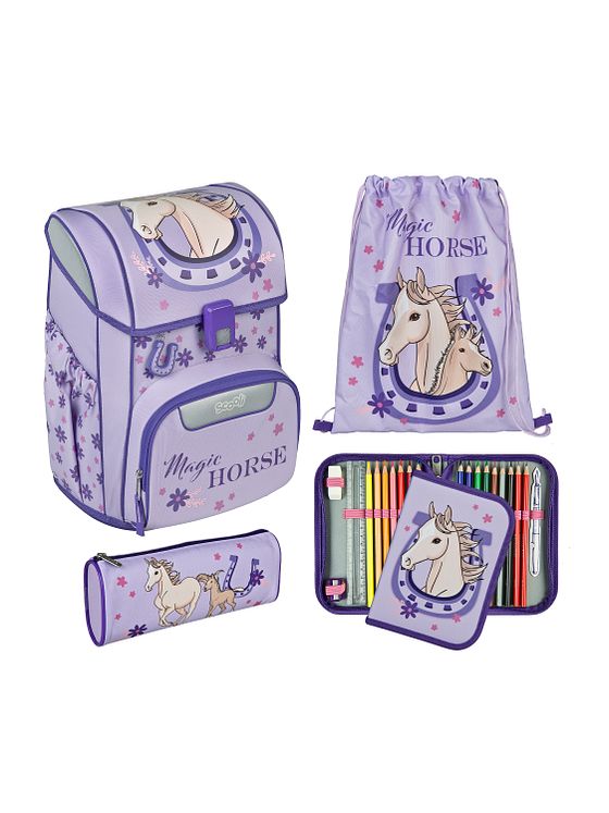 Scooli EasyStart Skoleransel-sæt 5-delt