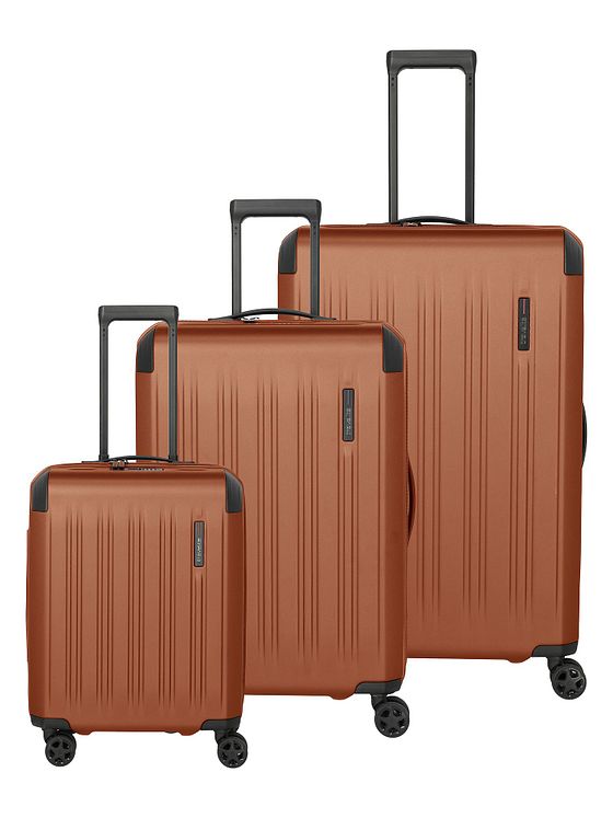 Travelite Dynamiic 4 kolečka Sada kufrů 3-dílný s roztažitelným záhybem