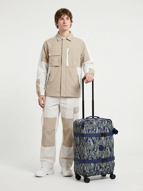 Kipling Basic Prt Spontaneous 4-pyöräinen vetolaukku M 66 cm Kipling Basic Prt Spontaneous 4-pyöräinen vetolaukku M 66 cm