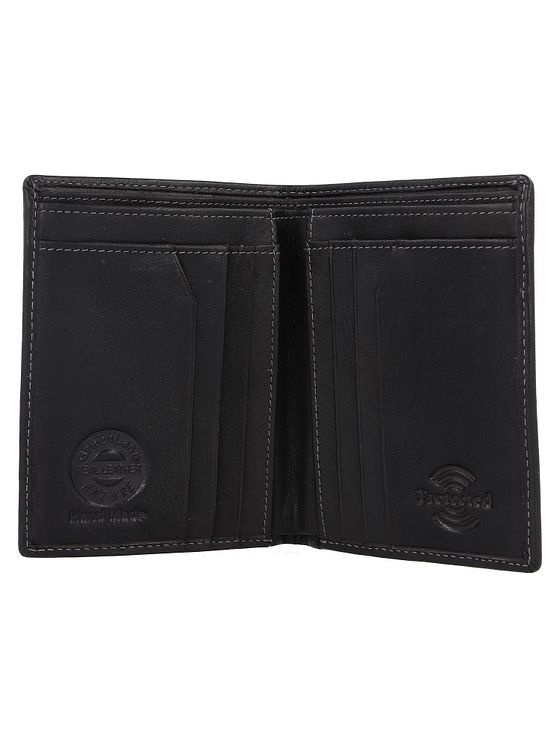 Greenland Nature Sort nappa-pung i RFID-læder 9,5 cm