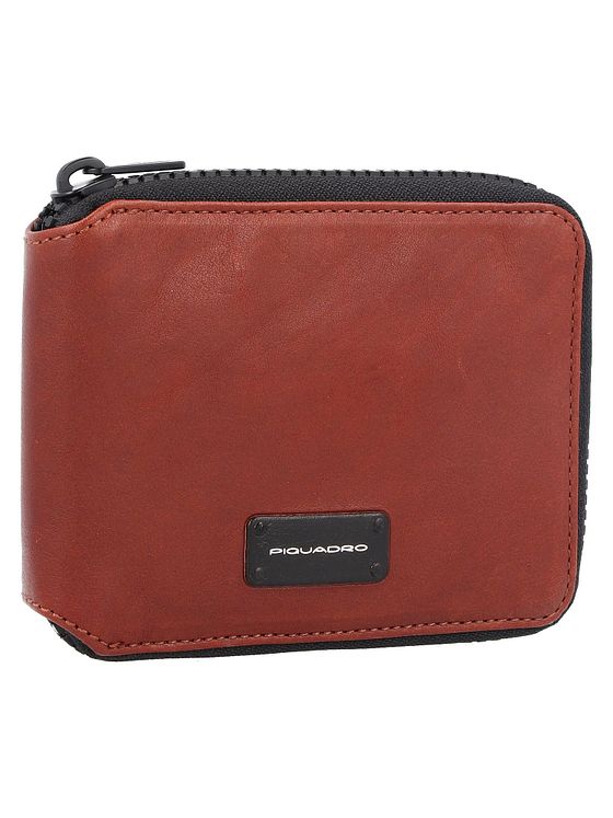 Piquadro Harper-pung i læder 14 cm