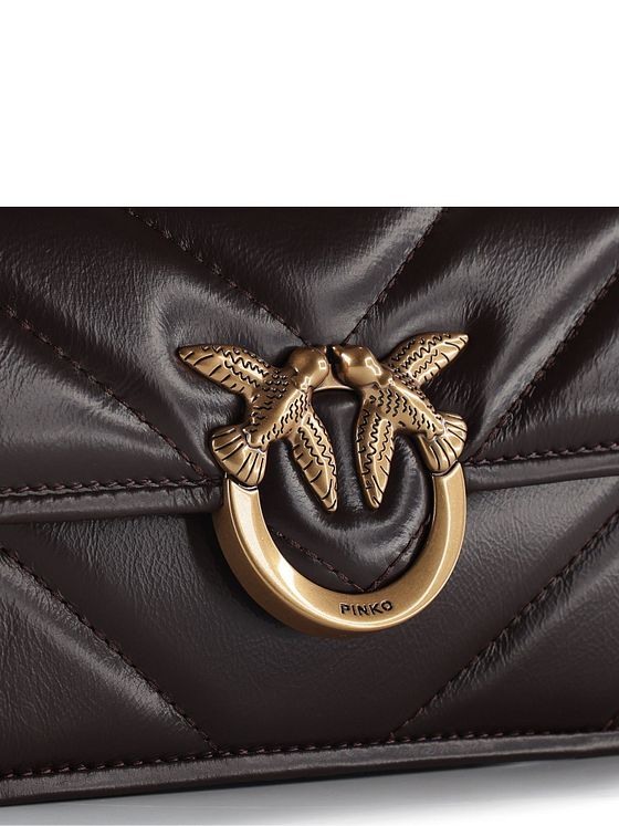 PINKO Love Bo Skuldertaske Læder 24 cm