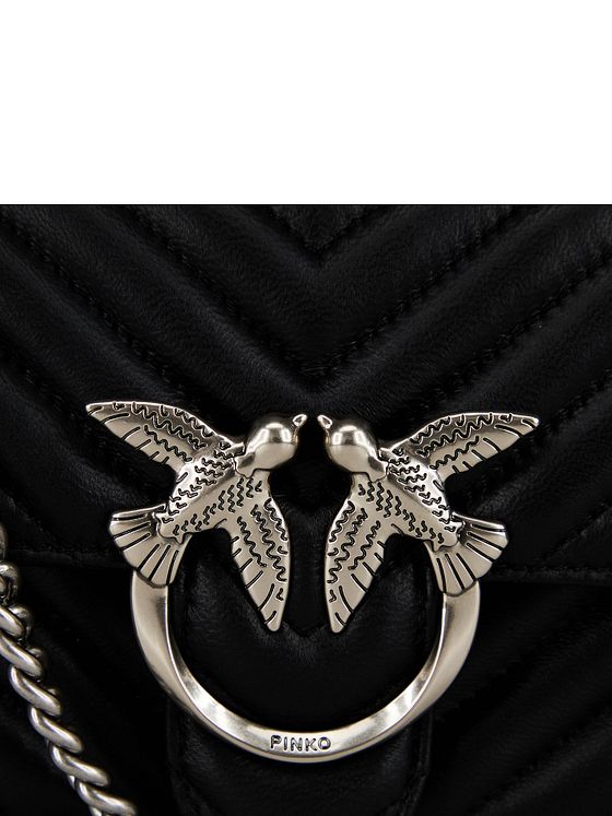 PINKO Love One Skuldertaske Læder 21 cm