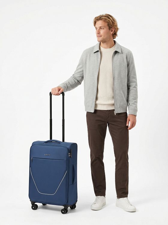 Stratic taska 4 ruedas Trolley M 65 cm Con asa expansible Stratic taska 4 ruedas Trolley M 65 cm Con asa expansible