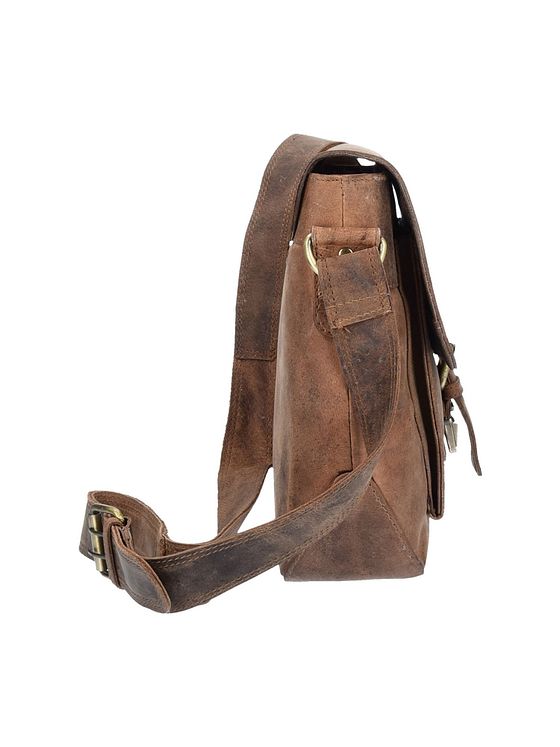 Harold's Antik Messenger 32 cm læderrum til bærbar computer